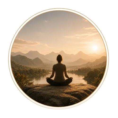 Meditation in the mountains